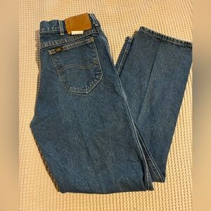 Men’s Classic Lee Blue Denim Jeans, 36x32